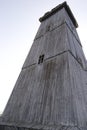 The old lighthouse `Black Tower` is an architectural monument on the island of Mudyug in the White sea.