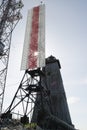 The old lighthouse `Black Tower` is an architectural monument on the island of Mudyug in the White sea.