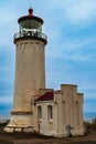 Old lighthouse in Cape Disappointment, USA Royalty Free Stock Photo