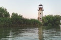 Old lighthouse in the Danube Delta near Black See Royalty Free Stock Photo