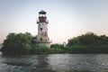 Old lighthouse in the Danube Delta near Black See