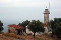 Old lighthouse on Gelidonya Cape, Turkey Royalty Free Stock Photo