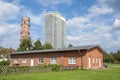 The Old Lighthouse and the Hotel Maritim in TravemÃÂ¼nde