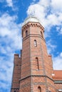 Old lighthouse in Ustka Poland Royalty Free Stock Photo