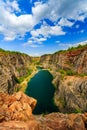 Old lime quarry, Big America (Velka Amerika) near Prague, Czech Republic Royalty Free Stock Photo