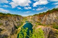 Old lime quarry, Big America (Velka Amerika) near Prague, Czech Republic Royalty Free Stock Photo