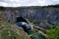 Old lime quarry called Big Amerika