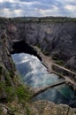 Old lime quarry called Big Amerika