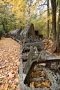 Old limestone mining museum solvayovy lomy in central bohemia