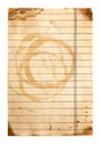 Old lined paper Royalty Free Stock Photo