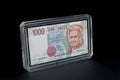 Old 1000 lire Royalty Free Stock Photo