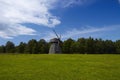 Old Lithuanian windmill Royalty Free Stock Photo