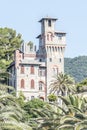 Old little castle in Moneglia Royalty Free Stock Photo