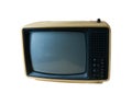 Old little TV Royalty Free Stock Photo