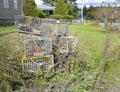 Old lobster traps Royalty Free Stock Photo