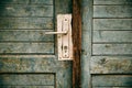 Old locked door Royalty Free Stock Photo