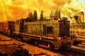 Old locomotive Royalty Free Stock Photo