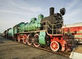 Old locomotive in Brest. Belarus