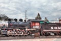 Locomotive on display in San Luis Potosi