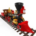 Old Locomotive Train Royalty Free Stock Photo