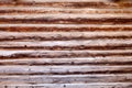 Old log cabin wood wall background Royalty Free Stock Photo