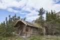 Old Log Cabin in the Yukon Royalty Free Stock Photo