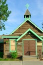 The Old Log Church Royalty Free Stock Photo