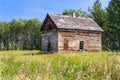 Old log church Royalty Free Stock Photo