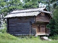 The old log house - the monument of wooden architecture in Finland