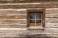 Old Log House Window Royalty Free Stock Photo