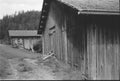 Old log huts for animal shelters in the Swiss Alps, with analogue photgraphy - 3 Royalty Free Stock Photo