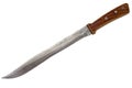 Old long kitchen knive Royalty Free Stock Photo