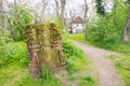 Old lopsided tomb