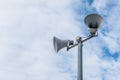 Old loud speakers Royalty Free Stock Photo