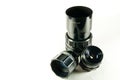 Old M42 mount lenses Royalty Free Stock Photo