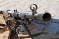 Old machine gun Royalty Free Stock Photo