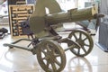 Old machine Gun. Maxim gun. First World War Machine gun