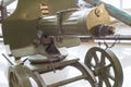 Old machine Gun. Maxim gun. First World War Machine gun