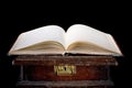 Old magic book Royalty Free Stock Photo