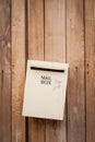 Old mail box Royalty Free Stock Photo