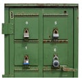 Old Mail Boxes Royalty Free Stock Photo