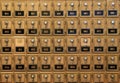 Old mail boxes Royalty Free Stock Photo