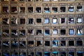 Old mail boxes in a building in Dawson City, Yukon, Canada Royalty Free Stock Photo