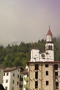 Sutrio, Carnia, Friuli, Italy. Old church Royalty Free Stock Photo