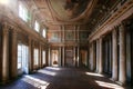 Old majestic abandoned historical mansion Znamenskoye-Sadki, inside view Royalty Free Stock Photo