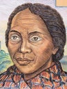 Old Malagasy woman, a portrait