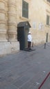 Old malta town valetta guard