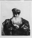 Old Man with Beard, Fur Cap, and Velvet Cloak Rembrandt van Rijn