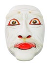 Chinese Traditional mask on white background Royalty Free Stock Photo