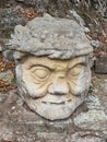 Old man Copan ruins sculpture stone antiques
